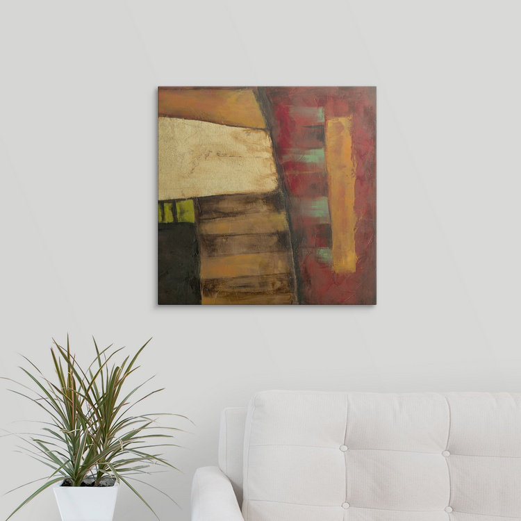« i » jennifer de la peinture, reproduction d’art Dynamic Abstraction, H 35 po x l 35 po x P 1,5 po, Toile