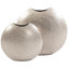 Vase de table en métal givré-22944624