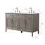 Sebastiano 54'' Double Bathroom Vanity with Engineered Stone Top-111376226