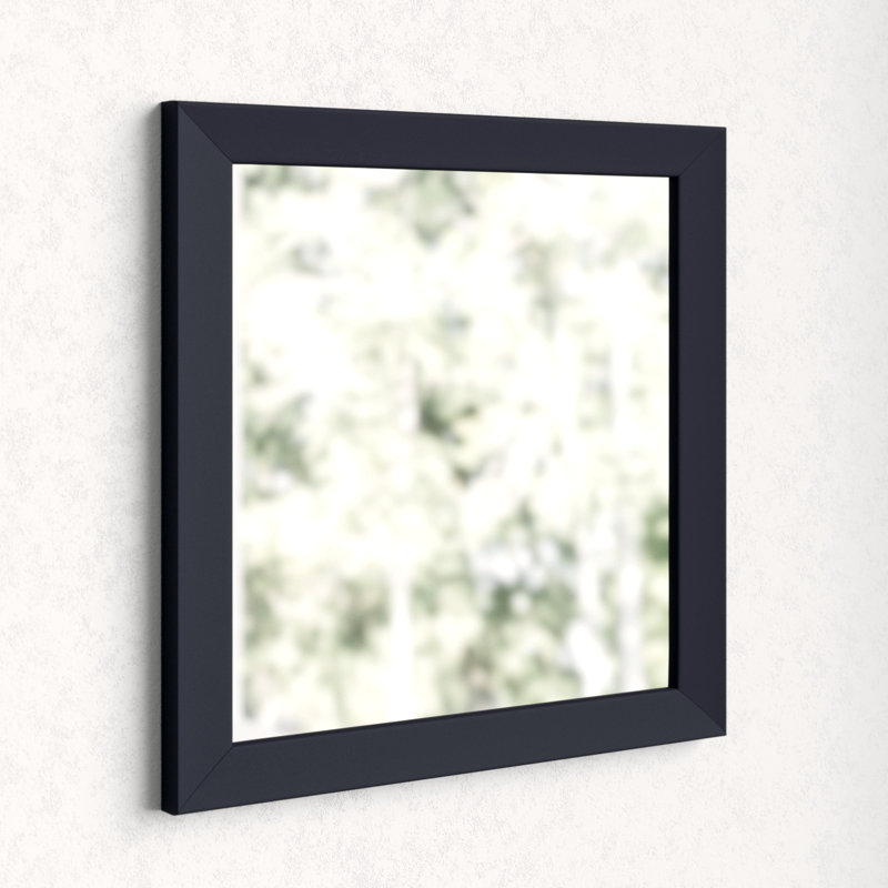 Miroir d'appoint Miami, 26 po, 25 po, Noir