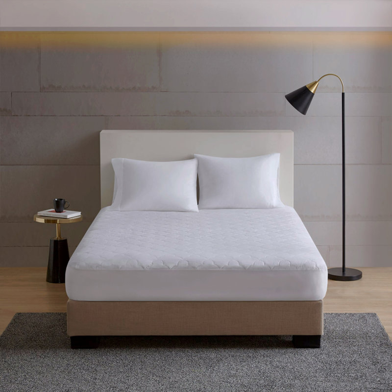 Protège-matelas matelassé en coton percale