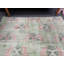 Tapis décoratif géométrique vert de 53,9 x 44,1 pouces