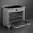 SMEG 36" Professional Induction Range-114815709-114815712