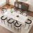 Charlana 70.86" to 102.36" Extendable Rectangular Sintered Stone Dining Table For 8-10-1285287734