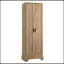 Armoire de rangement avec deux portes pour salle de bain, bureau, tablette réglable, panneau de fibres à densité moyenne, brun-1051279043