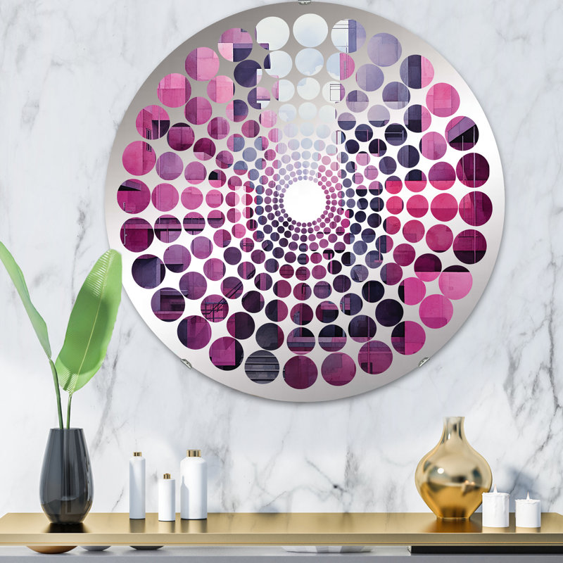 Miroir mural rond, 31,4 po x 31,4 po