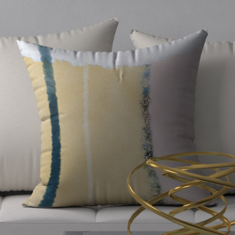 Reversible Throw Pillow, 18" x 18"