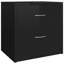 Bedside Cabinet Chipboard Nightstands Storage Unit-880658502-875701458