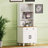 Farmhouse Storage Cabinet with Adjustable Shelves-957942558