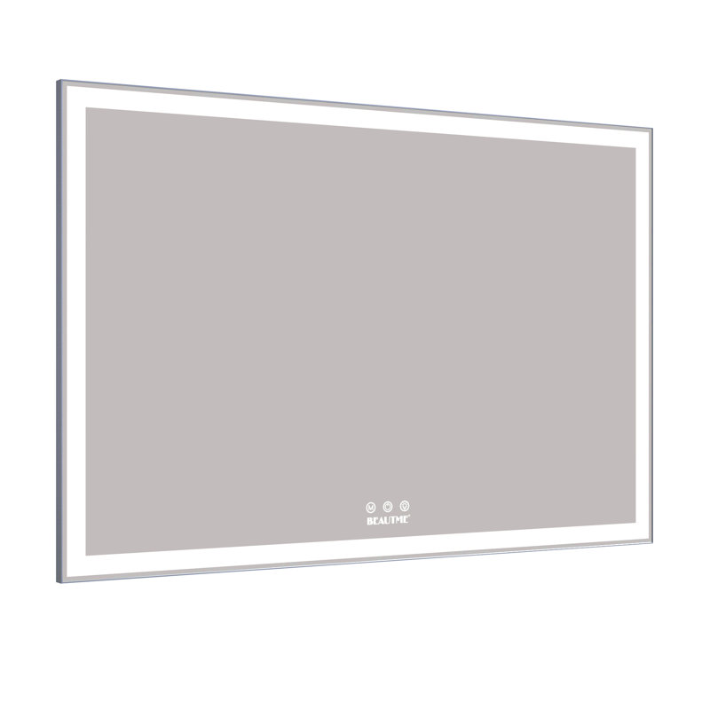 Miroir mural de salle de bain surdimensionné 60X40 pouces