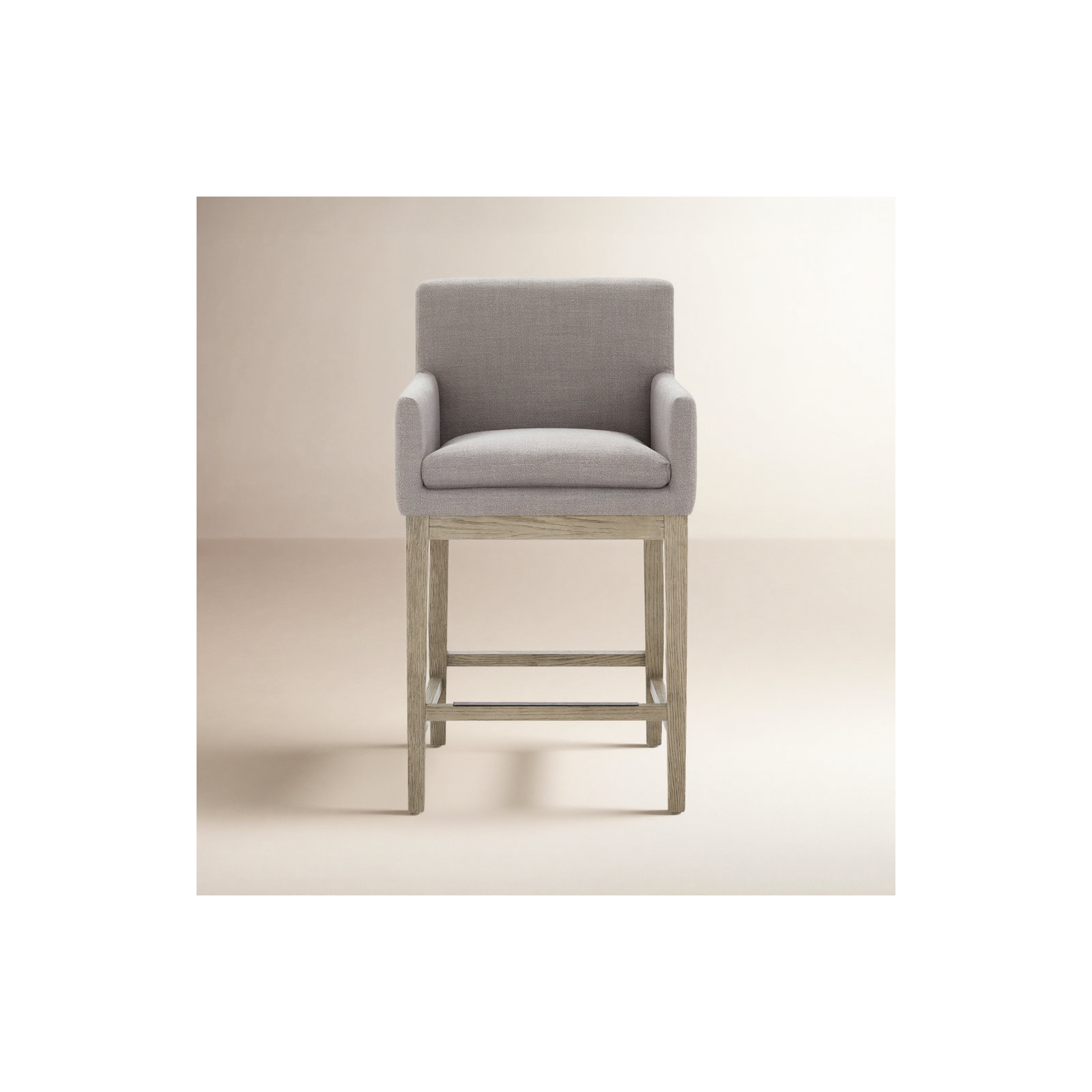 Bethea 25.98'' Counter Stool With Arms, Effie Flint/Linen