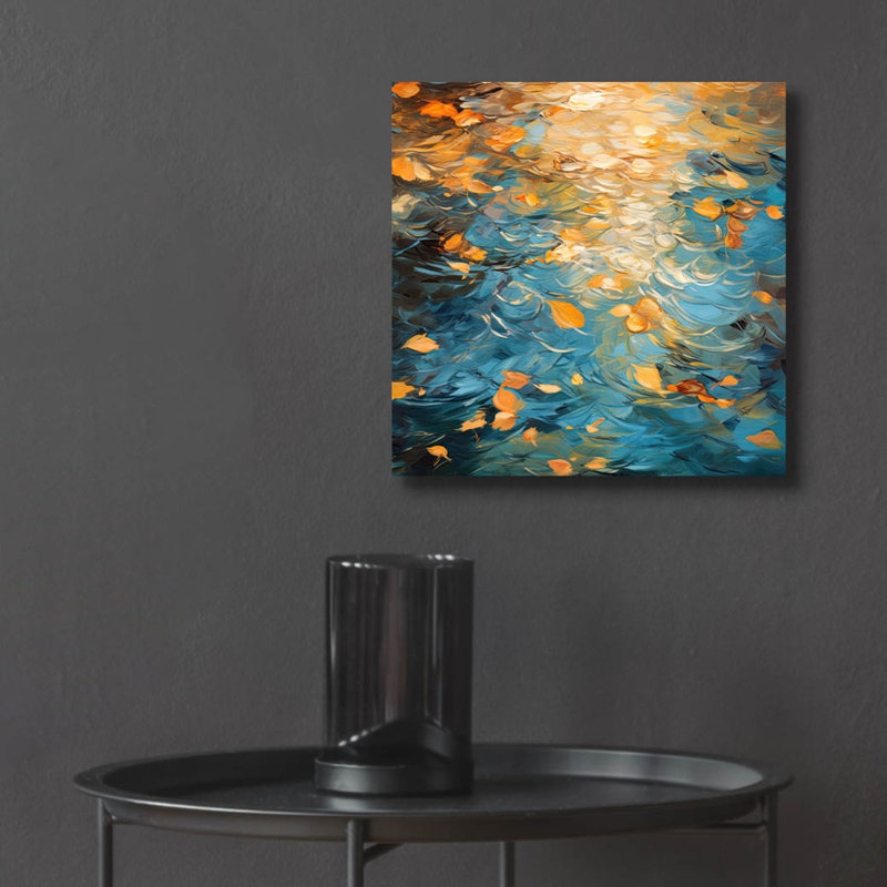«Autumn Nostalgia 2 of 4» par Cameron Gray, art mural en verre acrylique, H 12 po x l 12 po x P 0,13 po