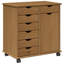 Solid Wood Rectangle Accent Cabinet-2088408626