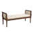 Beige Cushion/Walnut Frame selected