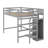 Full Size Loft Bed With Wardrobe-317326500