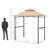 8 Ft. W x 5 Ft. D Steel Grill Gazebo-86138929