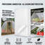 6 Mil Thick Polythene Plastic Sheeting, Plastic Dust Waterproof Sheets, LDPE Garden Grow Polythene Cover Sheets for Gardening Insulation, Building Rubble Protection-124808857