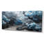 Art mural bleu et gris, oasis de poisson II - aquariums, salon-1106973251-1106973310