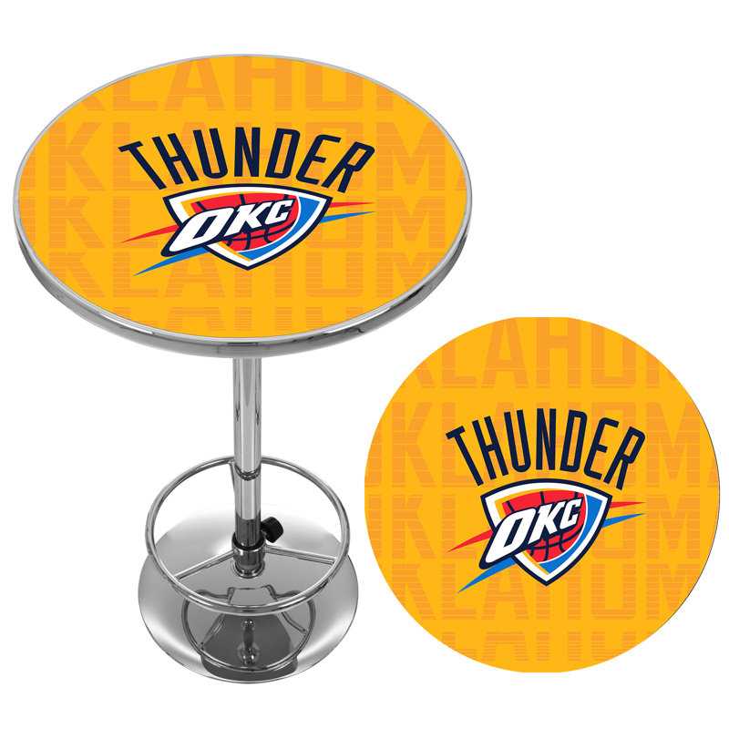 Table de bar avec repose-pieds NBA City, Thunder d'Oklahoma City