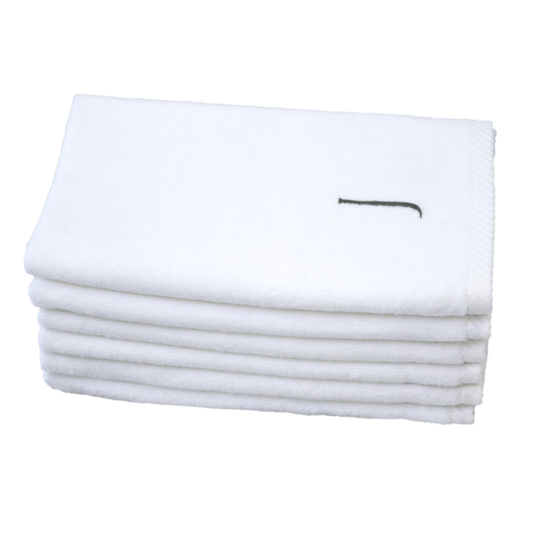 Donica Monogram Turkish Cotton Fingertip Guest Towel Set (Set of 6) Winston Porter 