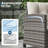 3-Piece Outdoor Patio Furniture Set, PE Rattan Wicker Frame with Tempered Glass Side Table, Conversation Chairs with Removable Cushions, Balcony Porch Garden Seating-378045827-378045830