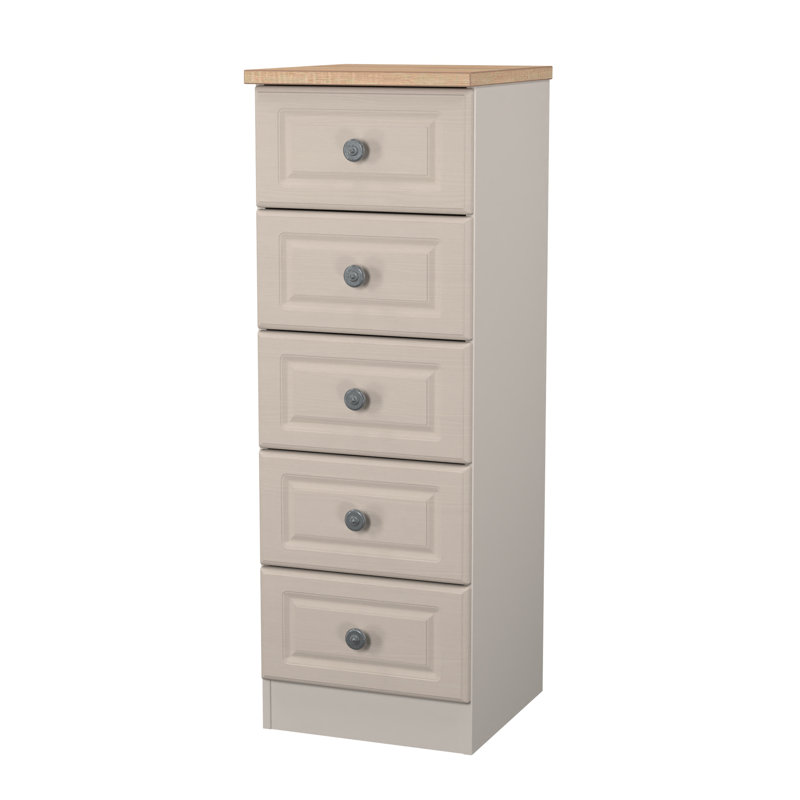Arpelar 37cm W Manufactured Wood Bedside Table, Beige