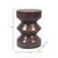 Table de bout à piédestal, table d'appoint en bois fabriquée à la main Maberley, parfaite pour tout salon, chambre à coucher ou bureau