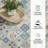 Pali Blue Machine Printed Washable Rug-92286772