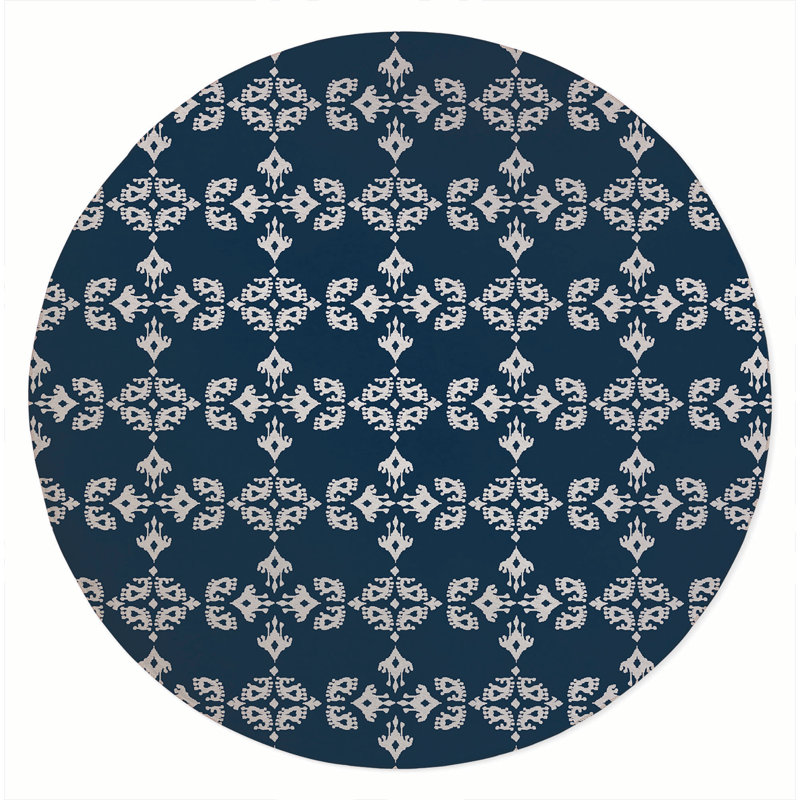Tapis d'extérieur Cassia, Rond 5 pi
