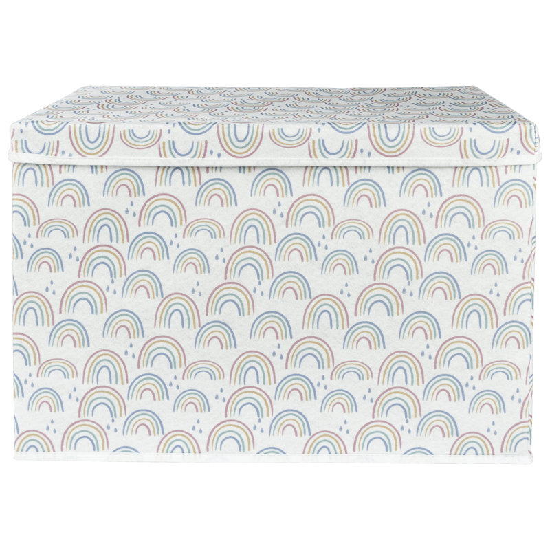 Sammy & Lou Rainbow Print Felt Toy Storage Chest
