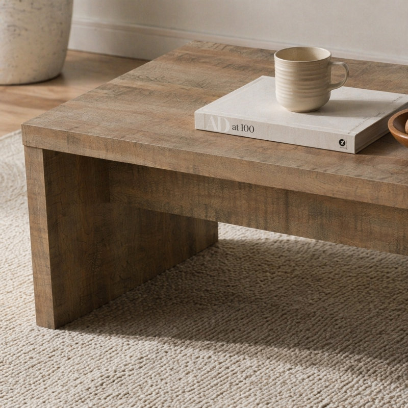 Brianna Mango Rectangular Engineered Wood Coffee Table