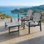 Table basse en aluminium pour patio, cadre en aluminium FPSH, table basse toutes saisons pour la cour, le jardin et la piscine-129992705