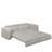 93" King Size Sleeper Sofa Bed, Pull Out Sofa Bed, 3 In 1 Convertible Sleeper Sofa, Chaise Lounge,3 Seat Teddy Couch With 2 Lumbar Pillows-76591323