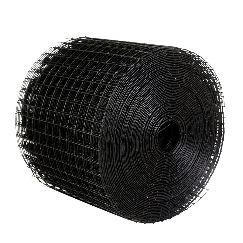 Pare-étincelles pour panneau solaire de 6 po x 50 pi, ensemble de rouleau de protection pour créature avec 50 pièces d'attaches en acier inoxydable, protecteur de panneau solaire avec revêtement en PVC antirouille, treillis métallique de 1/2 po