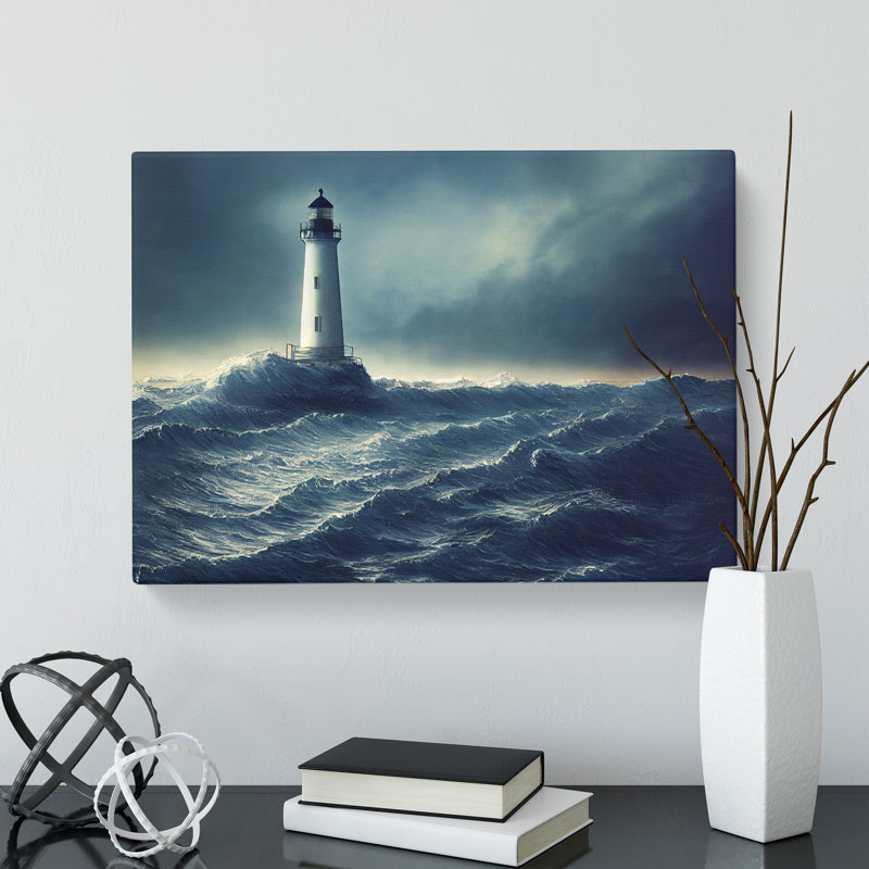 Enviable Lighthouse - Wrapped Canvas, 40cm H x 60cm W x 3cm D