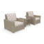 Chaise longue d'extérieur Henri avec ensemble de table de bout et coussins Sunbrella-66066121