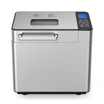 Simzlife Bread Maker, 2LB Dough & Bread Maker Machine with Auto Fruit and Nut Dispenser, Fit for 3 Loaf Sizes & 3 Crust Colours