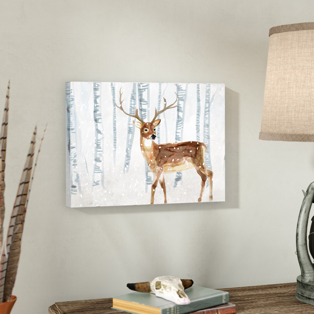 " Deer In Winter Wonderland " Loon Peak®