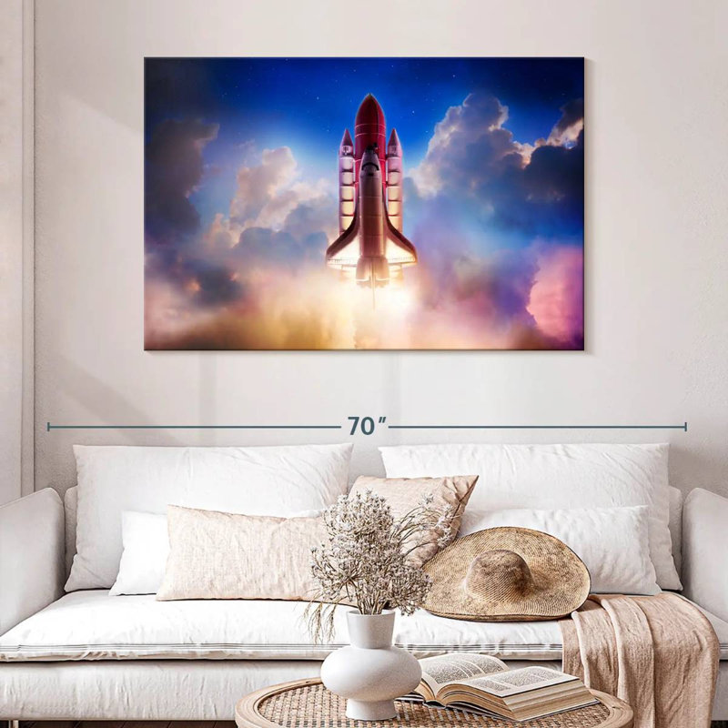Oberle Rocket To The Sky, 32" H x 48" W