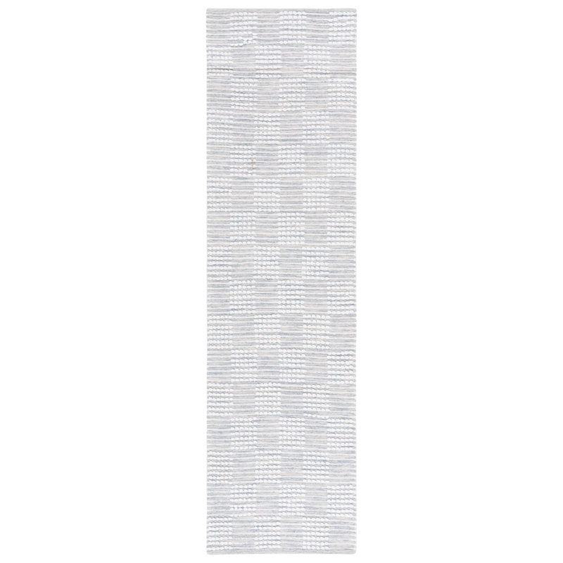 Tapis argent / ivoire Thanbir 979, Tapis de couloir 2 pi 3 po x 8 pi