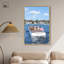Impression sur toile «Freedom Boat II» par Art Remedy, cadre doré, 30 x 45-1132920593-1132920620