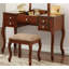 Ensemble de meuble-lavabo classique 1Pc avec tabouret et tiroirs couleur cerise-630182874