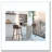 Light Grey Rectangle Foldable Desk