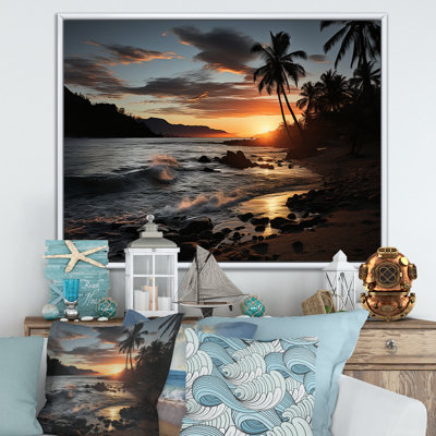 Beach Tropical Escape III - Imprimé