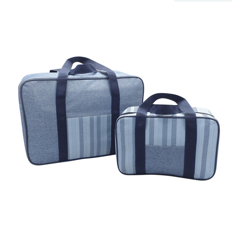 Cooler Denim Picnic Backpack