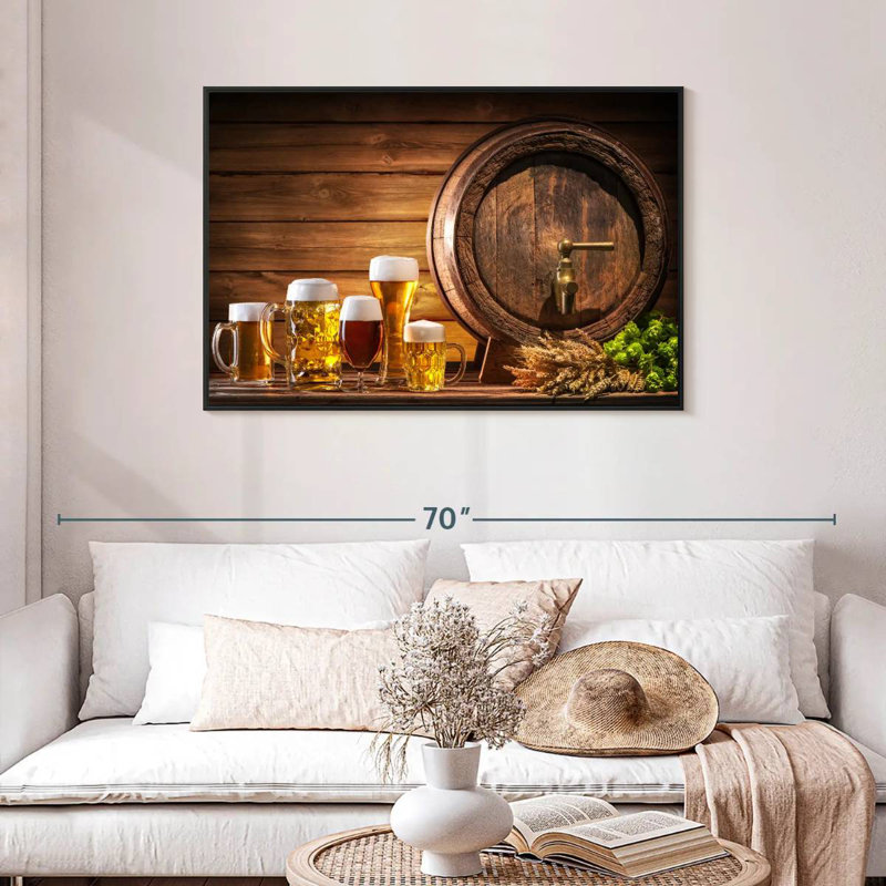 Yarlin Beer Barrel, 29" H x 43" W
