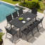 Ensemble de table de patio en métal pour 8 personnes avec chaises pliantes-2062425619-2062425647