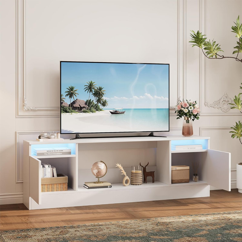 Meuble télé pour salon, Blanc