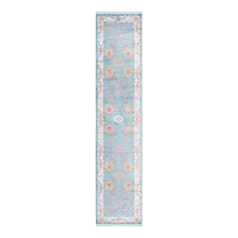 Paragon Floral Indoor Rug, Runner 2'7" x 12'