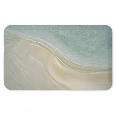 Tapis de sol Sea From Above Aqua Swirl